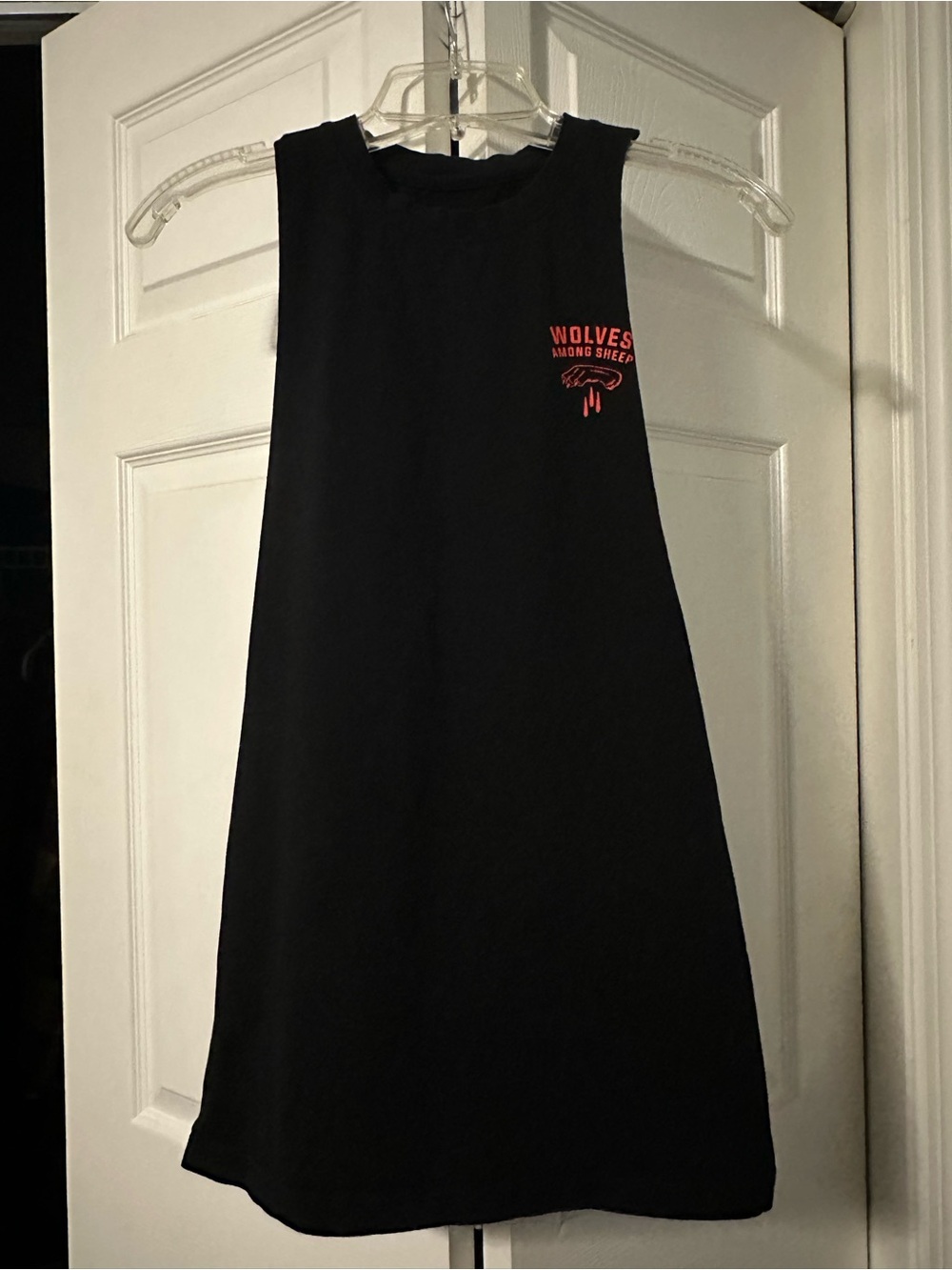 Unisex KillCrew Black Cutoff “Wolves Among Sheep” on back Small